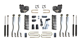 MaxTrac 13-18 RAM 3500 4WD 4in/1in MaxPro Coil Lift Kit w/4-Link Arms & MaxTrac Shocks