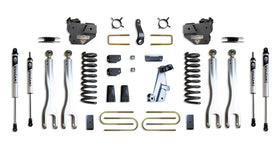 MaxTrac 13-18 Dodge RAM 3500 4WD 4in Lift Kit w/ 4-link System & Vulcan 2.0 IFP Shocks