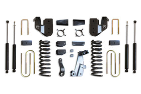 MaxTrac 13-18 RAM 3500 4WD 6in/3in MaxPro Coil Lift Kit w/Radius Arm Brkts & MaxTrac Shocks