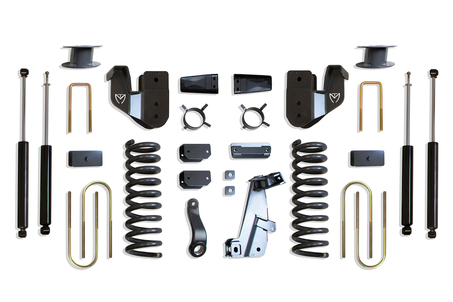 MaxTrac 13-18 Dodge RAM 3500 4WD 6in Lift Kit w/ Radius Arm Brackets & Maxtrac Shocks