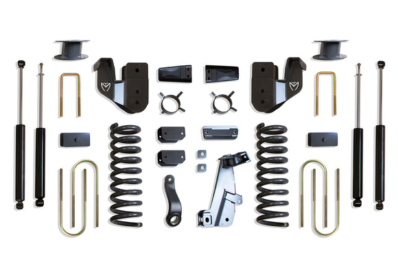 MaxTrac 13-18 Dodge RAM 3500 4WD 6in Lift Kit w/ Radius Arm Brackets & Maxtrac Shocks
