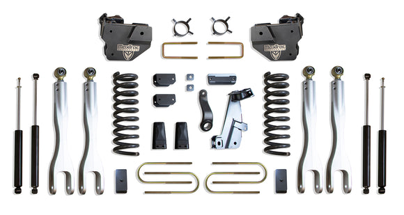 MaxTrac 13-18 RAM 3500 4WD 6in/3in MaxPro Coil Lift Kit w/4-Link Arms & MaxTrac Shocks