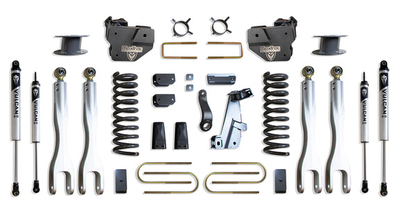 MaxTrac 13-18 Dodge RAM 3500 4WD 6in Lift Kit w/ Forged Alum. 4-Link System & Vulcan 2.0 IFP Shocks