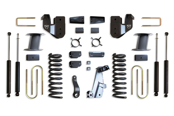 MaxTrac 13-18 Dodge RAM 3500 4WD 8in Lift Kit w/ Radius Arm Brackets & Maxtrac Shocks