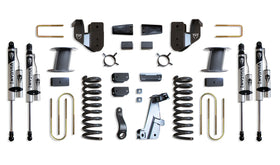 MaxTrac 13-18 Dodge RAM 3500 4WD 8in Lift Kit w/ Radius Arm Brackets & Vulcan 2.0 Reservoir Shocks