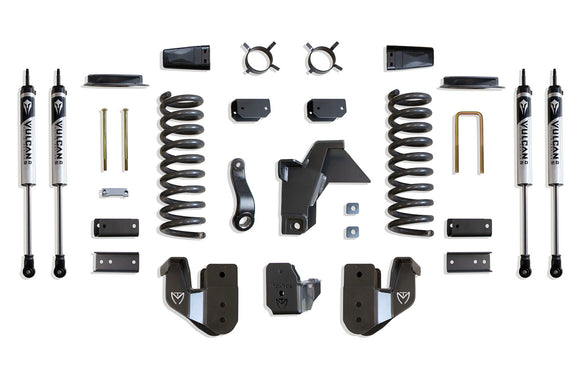 MaxTrac 19-24 Dodge RAM 2500 4WD 4in Lift Kit w/ Radius Arm Brackets & Vulcan 2.0 IFP Shocks