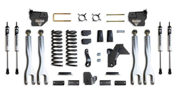 MaxTrac 19-24 Dodge RAM 2500 4WD 4in Lift Kit w/ Forged Alum. 4-Link System & Vulcan 2.0 IFP Shocks