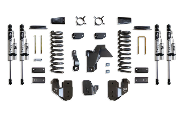 MaxTrac 19-24 Dodge RAM 2500 4WD 4in Lift Kit w/ Radius Arm Brackets & Vulcan 2.0 Reservoir Shocks