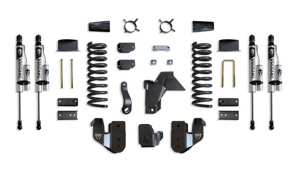 MaxTrac 19-24 Dodge RAM 2500 4WD 6in Lift Kit w/ Radius Arm Brackets & Vulcan 2.0 Reservoir Shocks