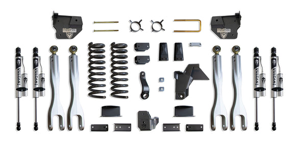 MaxTrac 19-24 Dodge RAM 2500 4WD 6in Lift Kit w/ Forged Alum. 4-link System & Vulcan 2.0 Reservoir S