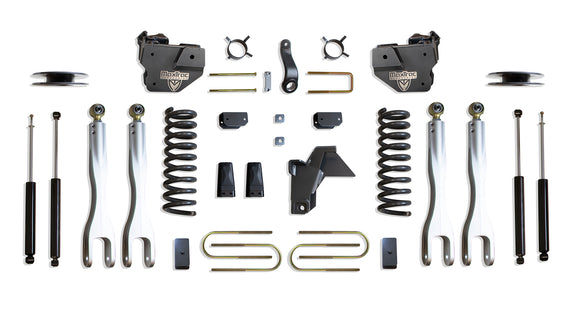 MaxTrac 19-24 Dodge RAM 3500 4WD 4in Lift Kit w/ Forged Alum. 4-Link System & Maxtrac Shocks