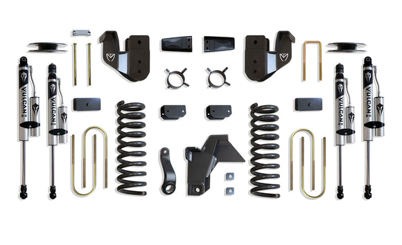 MaxTrac 19-24 Dodge RAM 3500 4WD 4in Lift Kit w/ Radius Arm Brackets & Vulcan 2.0 Reservoir Shocks