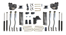 MaxTrac 19-24 Dodge RAM 3500 4WD 6in Lift Kit w/ Forged Alum. 4-link System & Maxtrac Shocks