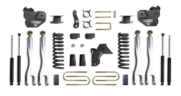 MaxTrac 19-24 Dodge RAM 3500 4WD 6in Lift Kit w/ Forged Alum. 4-link System & Maxtrac Shocks