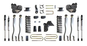 MaxTrac 19-24 Dodge RAM 3500 4WD 6in Lift Kit w/ Forged Alum. 4-link System & Vulcan 2.0 IFP Shocks