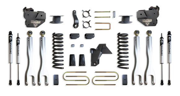 MaxTrac 19-24 Dodge RAM 3500 4WD 6in Lift Kit w/ Forged Alum. 4-link System & Vulcan 2.0 IFP Shocks