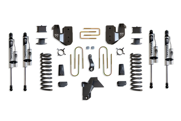 MaxTrac 19-24 Dodge RAM 3500 4WD 6in Lift Kit w/ Radius Arm Brackets & Vulcan 2.0 Reservoir  Shocks