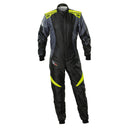 OMP KS-2X ART SUIT FIA 8877-2022 BLACK / FLUO YELLOW SZ 62-1