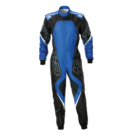 OMP KS-3X ART OVERALL FIA 8877-2022 (ADULT) BLACK / BLUE SZ 48