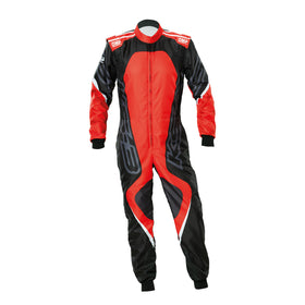 OMP KS-3X ART OVERALL FIA 8877-2022 (ADULT) BLACK / RED SZ 60