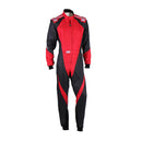 OMP KS-3X OVERALL FIA 8877-2022 (KIDS) BLACK / RED SZ 160-1