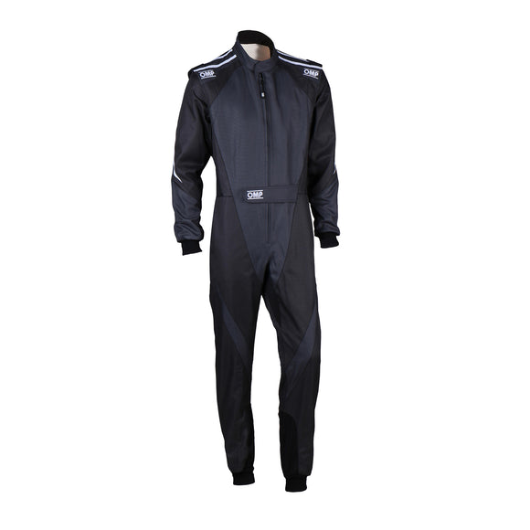 OMP KS-3X OVERALL FIA 8877-2022 (KIDS) BLACK / ANTHRACITE SZ 130