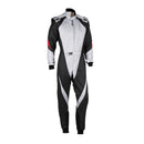 OMP KS-3X OVERALL FIA 8877-2022 (KIDS) GRAY / BLACK SZ 160-1