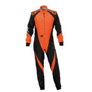 OMP KS-3X OVERALL FIA 8877-2022 (KIDS) BLACK / FLUO ORANGE SZ 120-1