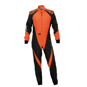 OMP KS-3X OVERALL FIA 8877-2022 (ADULT) BLACK / FLUO ORANGE SZ 54