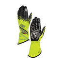 OMP KS-2 ART my2025 KART GLOVES YELLOW / BLACK SZ 6 (KIDS)-1