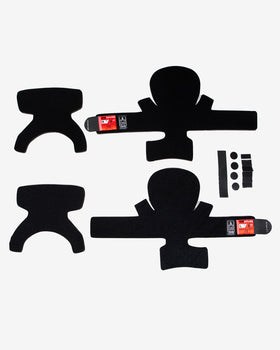 EVS Axis Liner Kit Pair (2 Liners/Velcro) Black- XL