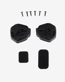 EVS Axis Hinge Cover Kit (2 - Inside and Outside) Black - One Size-1