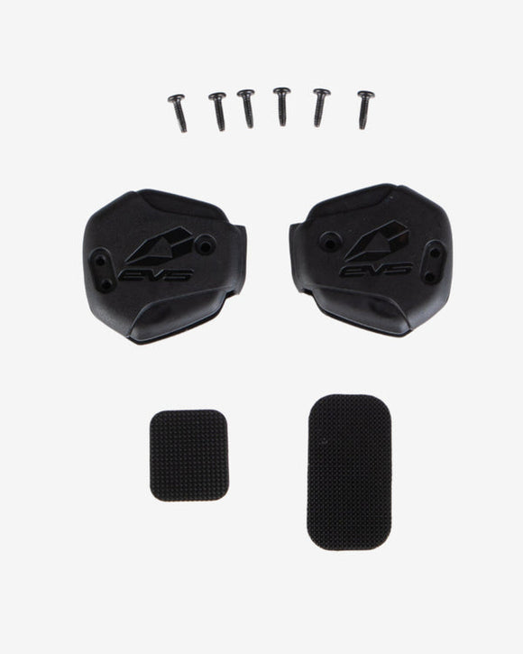 EVS Axis Hinge Cover Kit (2 - Inside and Outside) Black - One Size