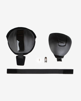 EVS Axis Patella Cup Replacement(Strap/Liner/Right Cup/Hardware) Black - Large/XL