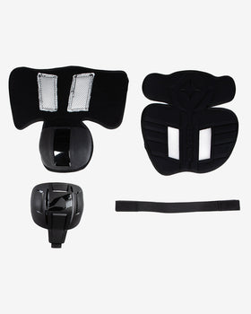 EVS RS9 Rebuild Kit (Liners/Straps/Patella cups) Black - XL