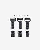 EVS RS9 Buckle Kit (3 Male/3 Female/Hardware) Black - One Size-1