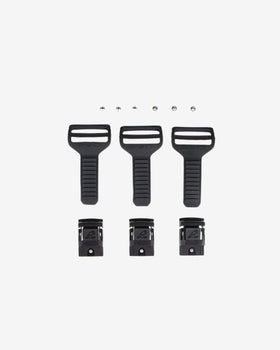 EVS RS9 Buckle Kit (3 Male/3 Female/Hardware) Black - One Size