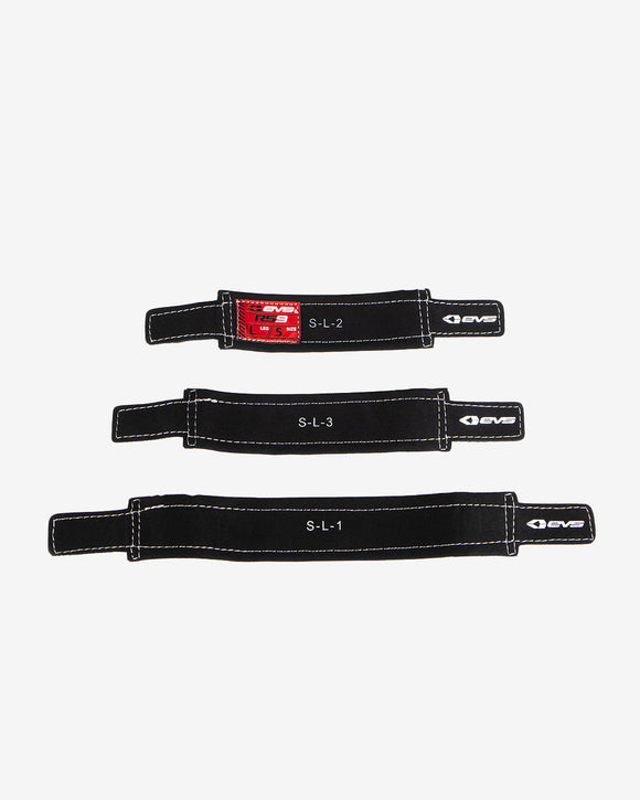 EVS RS9 Knee Brace Replacement Straps Black - Small