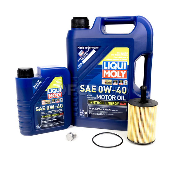 VW Oil Change Kit (0W40) - Liqui Moly KIT-00402