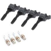 VW Ignition Coil and Spark Plug Service Kit - Eldor KIT-02389