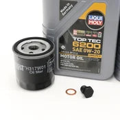 VW Oil Change Kit (0W20) - Liqui Moly 04E115561HKT1 - 0