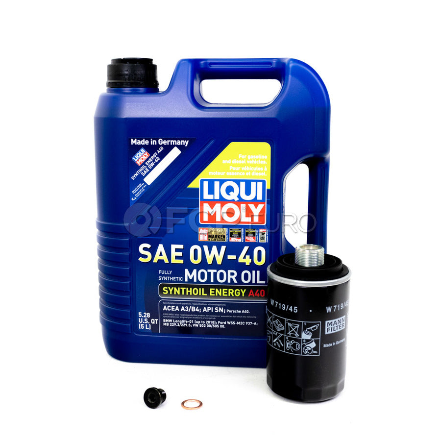 Audi Engine Oil Change Kit - Liqui Moly 06J115403JKT12