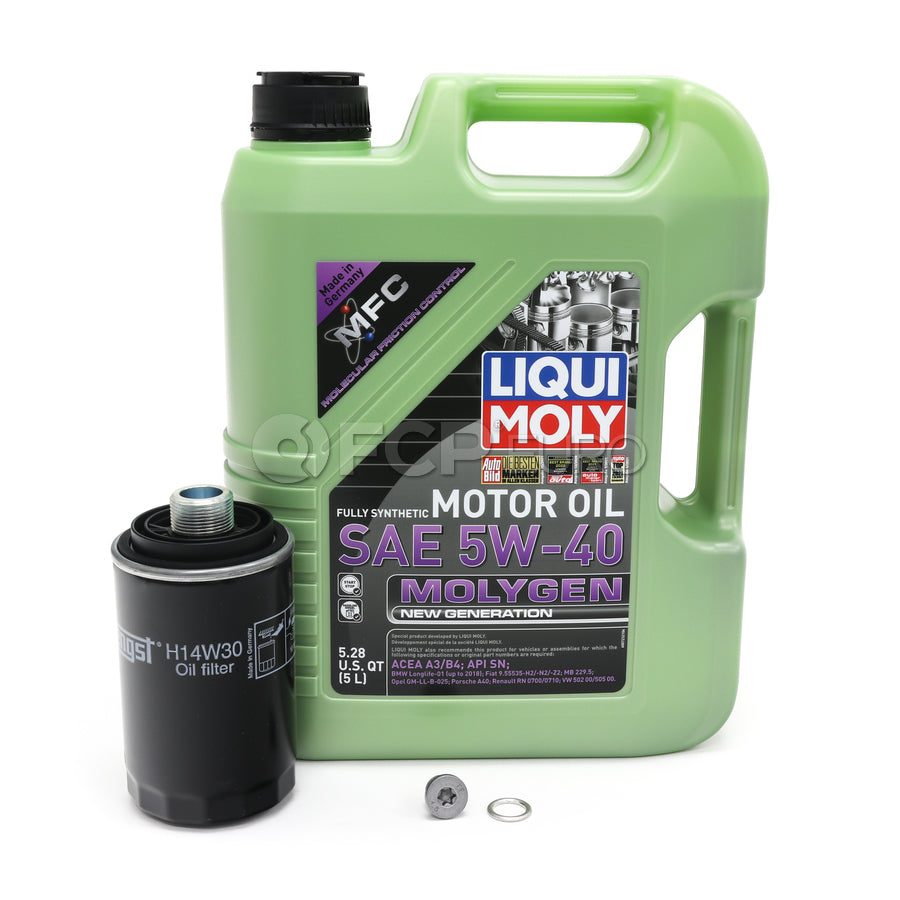 Audi Engine Oil Change Kit - Liqui Moly 06J115403QKT10