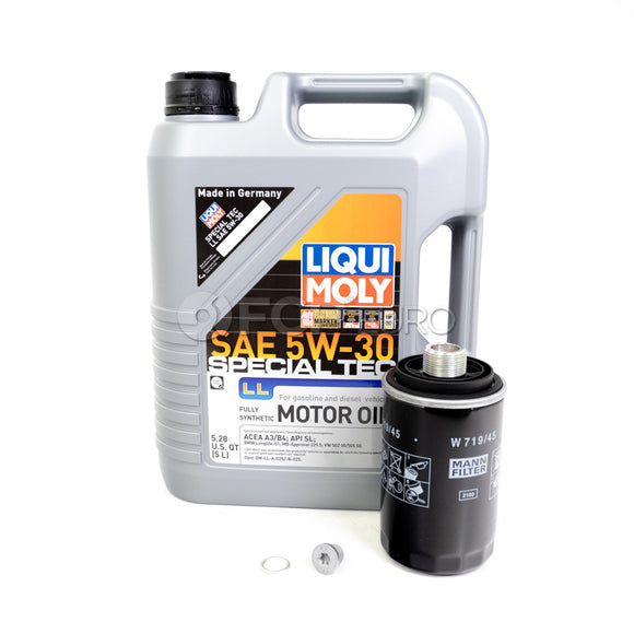Audi Engine Oil Change Kit - Liqui Moly 06J115403QKT11