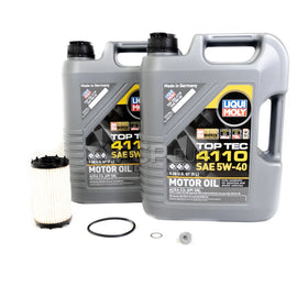Audi Engine Oil Change Kit - Liqui Moly 06M198405FKT14