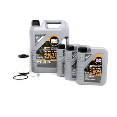Audi Engine Oil Change Kit - Liqui Moly 06M198405FKT19