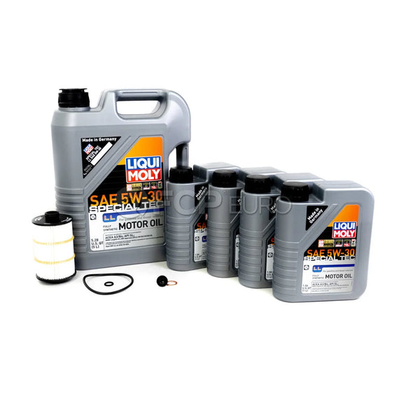 Audi Engine Oil Change Kit - Liqui Moly 079198405DKT3