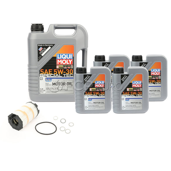 Audi Engine Oil Change Kit - Liqui Moly 079198405EKT1