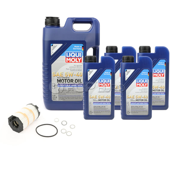 Audi Engine Oil Change Kit - Liqui Moly 079198405EKT2
