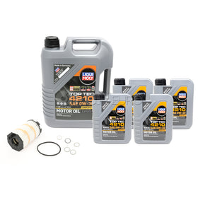 Audi Engine Oil Change Kit - Liqui Moly 079198405EKT75